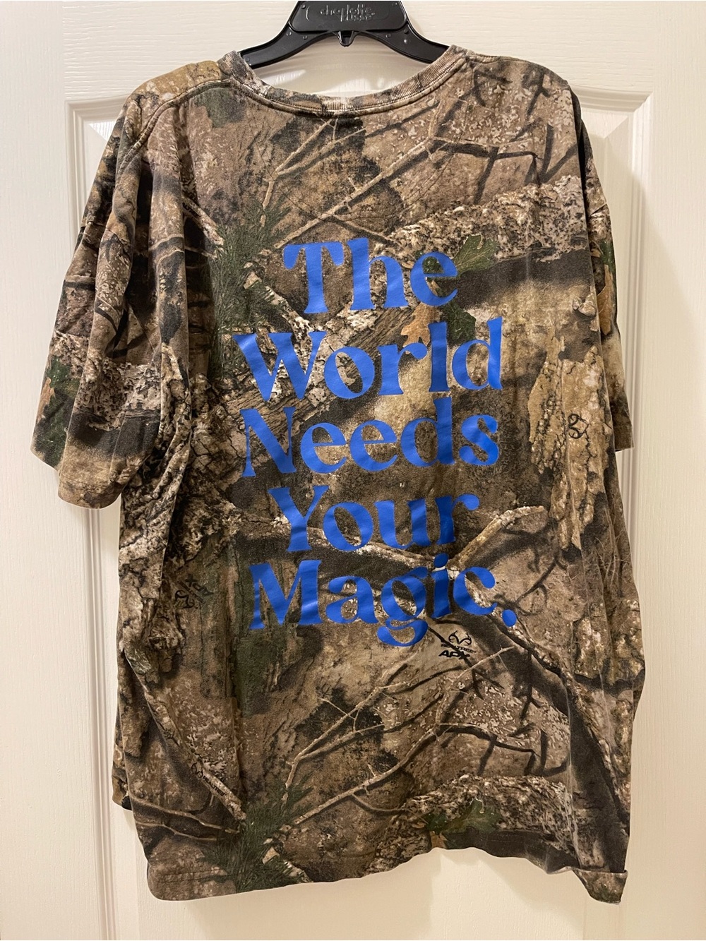Dressed in LALA The World Needs Your Magic Camo Short Sleeve Tee - Picture 2 of 4